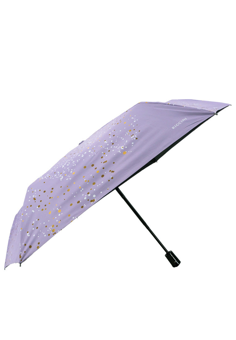 圓點輕巧自動晴雨傘