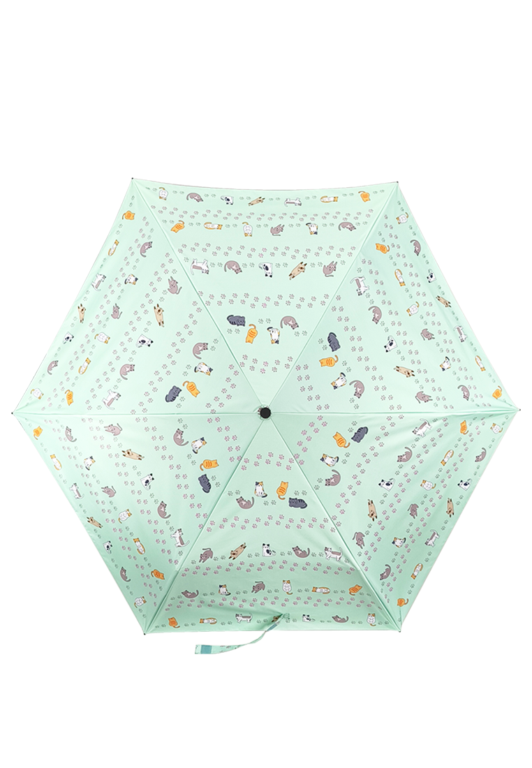油壓式自動開合晴雨傘-貓腳印