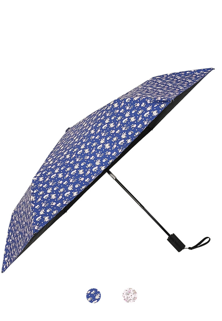 油壓式自動開合晴雨傘-花朵