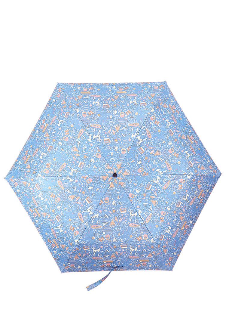 筆袋型晴雨傘-露營