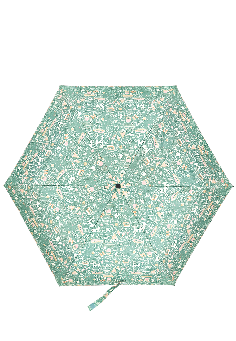 筆袋型晴雨傘-露營