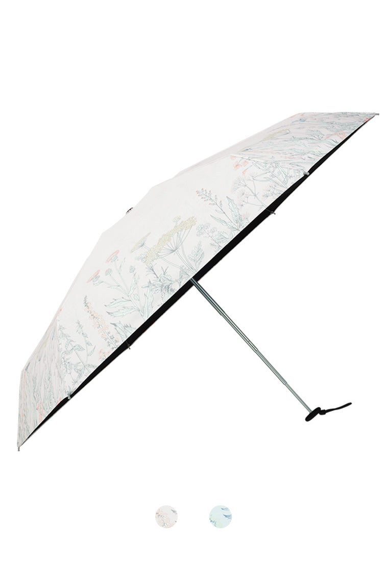 五折便攜晴雨傘-花與蝴蝶