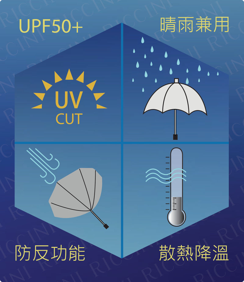 特大淨色雨傘