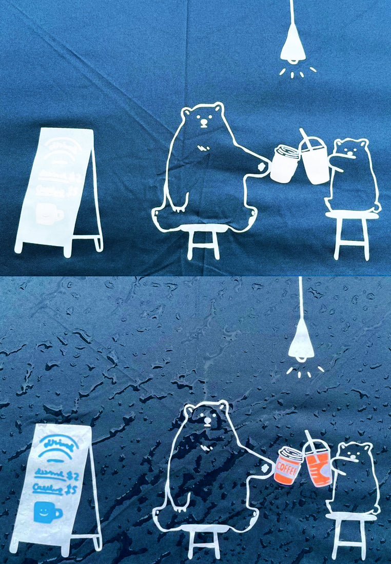 遇水變色系列雨傘-Café熊